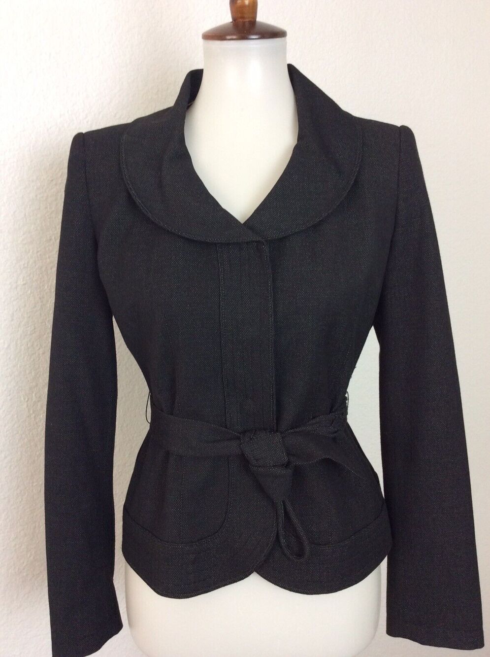 Anne Klein Petite Vintage Blazer Single Breast Quiet Luxury Corpcore Minimalist